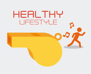 Fitness design, vector illustration.
