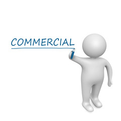 Commercial  drawn by a white man