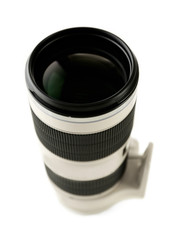Camera lens isolated on white