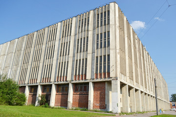 Fototapeta na wymiar The factory building.