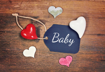 lovely greeting card - baby