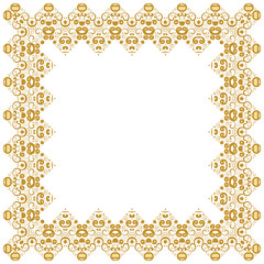 Abstract simmetric square frame