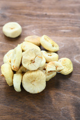 Useful figs on wooden surface