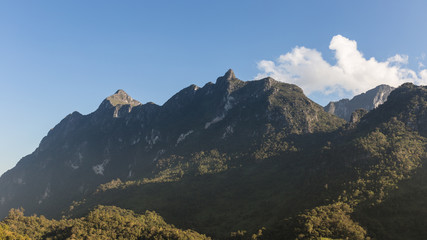 Fototapeta na wymiar Peak of the Mountain