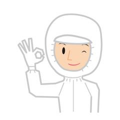 クリーンルーム作業者