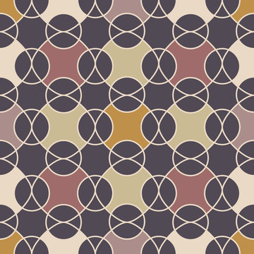 Abstract mosaic geometric pattern