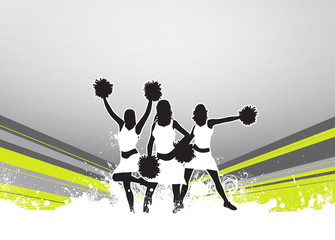 Fototapeta premium Cheerleader background