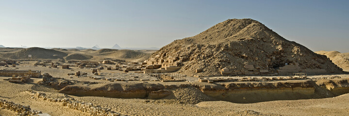 Pyramid complex of Pharaoh Unas in Saqqara