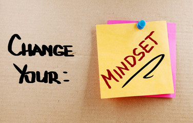 Change Your Mindset Concept