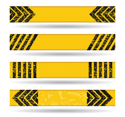 Website header or banner set