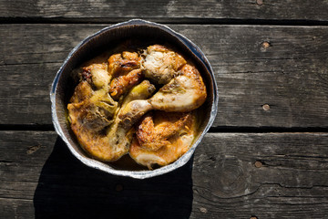 Grilled chicken for picnic table