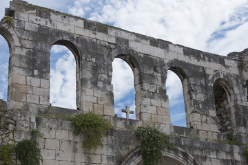 architectural ruins of Croatia, Split, square Diocletian