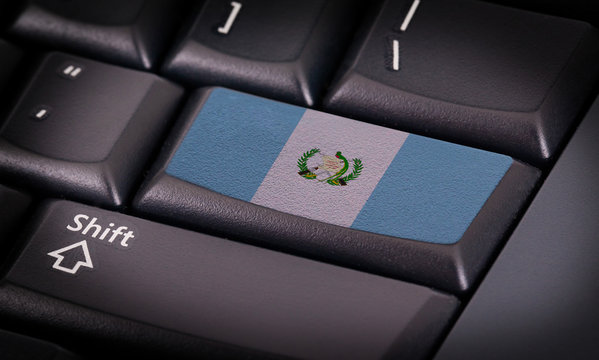 Flag on keyboard
