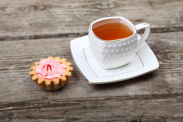 Cup of tea and cakes