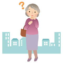疑問　高齢者　女性