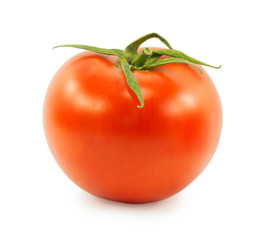 Tomato isolated on white background