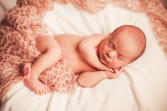 Sweet newborn baby