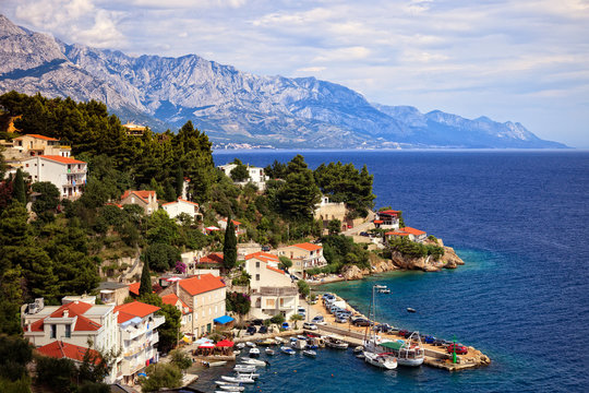 Beautiful coastline Makarska Riviera, Croatia.