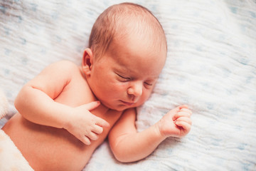 Sweet newborn baby