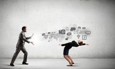 Fototapeta premium Business conflict