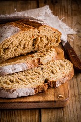 fresh rye bread