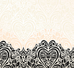 Bright luxury vintage wedding ivitation wallpaper background