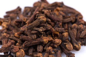 Cloves isolated on white background