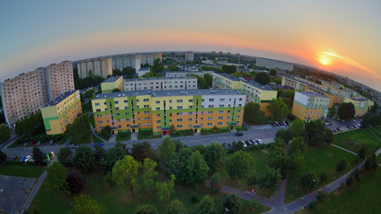 city at sunset (Lodz, Poland) © Tomasz Warszewski