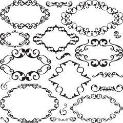 Fine vintage art ornate set