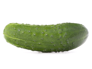 Cucumber vegetable  isolated on white background cutout