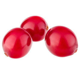 cranberry  isolated on white background cutout