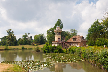 Marlborough tower in the village of Marie Antoinette in the park