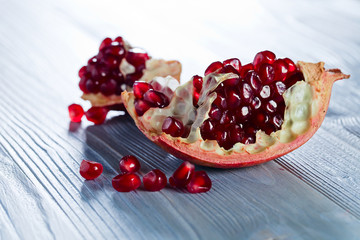 ripe pomegranate
