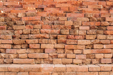 Fototapeta premium Old red brick wall