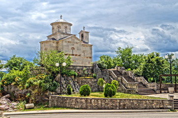 Fototapeta na wymiar Temples Montenegro.