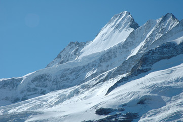 Fototapeta na wymiar Glacier nearby Grindelwald in Alps in Switzerland