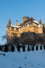 Fototapeta na wymiar Das Schloss Berlepsch bei Witzenhausen in Nordhessen