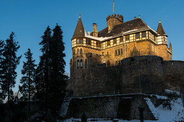 Obraz premium Das Schloss Berlepsch bei Witzenhausen in Nordhessen