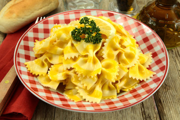 farfalle au citron