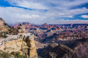 Duck on a Rock formation in Grand Canyon, Arizona, USA