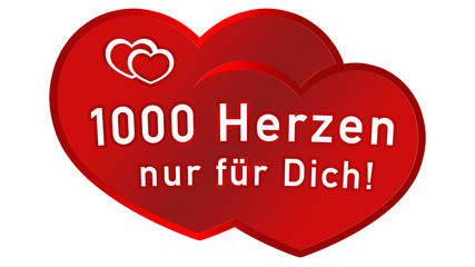 lyl31 LoveYouLabel - 1000 Herzen nur für Dich - 16zu9 g3149
