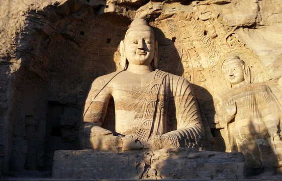 Buddha in Yungang Grottoes, DATONG, SHANXI, CHINA
