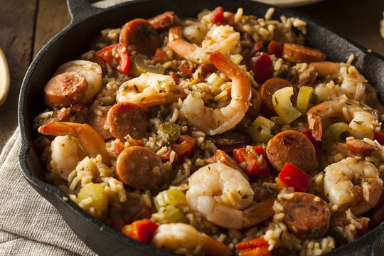 Spicy Homemade Cajun Jambalaya