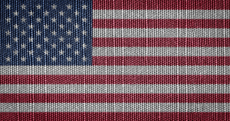 American fabric flags