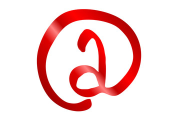 Fototapeta premium at-Zeichen; Klammeraffe