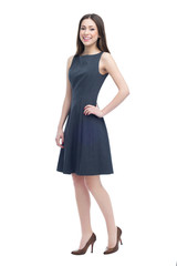 Full length of attractive young woman