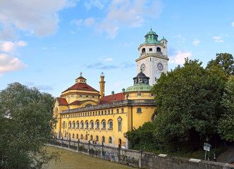 Fototapeta na wymiar Das Müller`sche Volksbad in München
