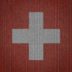 Swiss fabric flags
