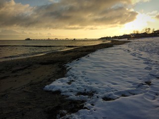 Sonnenuntergang an der Ostsee