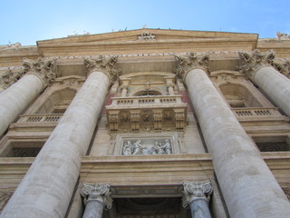 Details vom Petersdom Basilica Papale di San Pietro in Vaticano